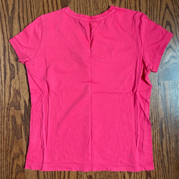 Vineyard Vines Girl’s T-shirt- pink color with gingham whale, size M (10-12) - Picture 2 of 3